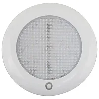 Scandvik Slim 5&quot; Dome Light - Warm White/Red - 10-30V