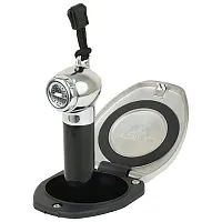 Scandvik Black &amp; SS Recessed Transom Shower Handle/Hose - Vertical/Horizonta