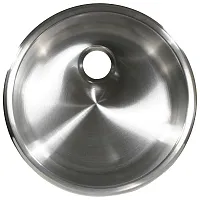 Scandvik SS Cylindrical Sink - (11-5/8&quot; x 5&quot;) - Brushed Finish