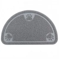 Gibson Home Pet Elements 14.2 x 23.6 Inch Paw Print Placemat in Grey