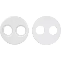 Sea-Dog 4&quot; Gauge Power Socket Adapter Mounting Plate - White