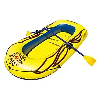 Solstice Watersports Sunskiff 2-Person Inflatable Boat Kit w/Oars &amp; Pump