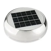 Marinco 3&quot; Day/Night Solar Vent - Stainless Steel