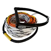 FATSAC 75' Water Ski Rope &amp; Handle Combo w/8 Takeoff Points - Multicolor