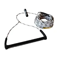FATSAC 80' Wake Rope &amp; T-Bar Handle Combo - Black &amp; White