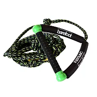FATSAC 25' Wake Surf Rope &amp; Handle Combo - Green &amp; Black