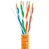 Cmple Cat5E Bulk Ethernet Cable 24Awg Cca 350Mhz 1000 Feet Orange 1012-N