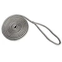 New England Rope 5/8&quot; x 25&#39; Nylon Double Braid Dock Line - Grey