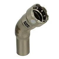 Viega MegaPress 316 FKM 1-1/2&quot; 45 Degree Street Elbow