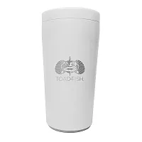 Toadfish Non-Tipping Can Cooler 2.0 - Universal Design - White