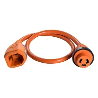 SmartPlug 30A Female Twist-Type Connector to 30A SmartPlug Male Connector