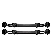 Snubber TWIST - Tar Black - Pair