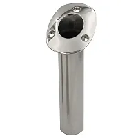 C.E. Smith 70 Series Standard Flush Mount Rod Holder - 30 Degree - Stainless Ste