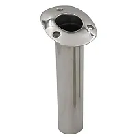C.E. Smith 70 Series Standard Flush Mount Rod Holder - 15 Degree - Stainless Ste