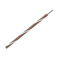 Pacer 16 AWG UL Striped Marine Wire - Brown w/White Stripe - 600 Voltage Rating