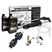 Uflex PROTECH 2.1 Front Mount Tilt OB Hydraulic System - Includes UP28T Helm Pum