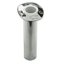 C.E. Smith Flush Mount Rod Holder - 0 Degree &amp; 9&quot; Depth - Stainless Steel - 