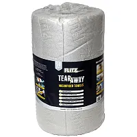 Flitz 12&quot;x12&quot; Tear-Away Microfiber Towels - 50-Count - Grey