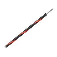 Pacer 16 AWG Gauge Striped Marine Wire 500&#039; Spool - Black w/Red Stripe