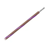 Pacer 14 AWG Gauge Striped Marine Wire 500&#039; Spool - Brown w/Violet Stripe