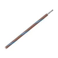 Pacer 16 AWG Gauge Striped Marine Wire 500&#039; Spool - Brown w/Blue Stripe