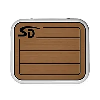 SeaDek YETI Roadie 24 Teak Cooler Pad - 6mm - Mocha/Black