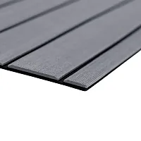 SeaDek 40&quot; x 80&quot; 6mm Teak Full Sheet - Brushed Texture - Storm Grey/Black (1016m