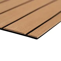 SeaDek 40&quot; x 80&quot; 6mm Teak Full Sheet - Brushed Texture - Mocha/Black (1016mm x 2