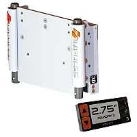 IMPULSE 6&quot; Set Back Electric Jack Plate w/Smart Control - White Cerakote