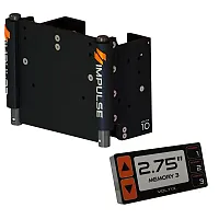 IMPULSE 10&quot; Set Back Electric Jack Plate w/Smart Control - Black Anodized