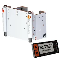 IMPULSE 12&quot; Set Back Electric Jack Plate w/Smart Control - White Cerakote