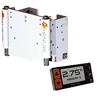 IMPULSE XL 10&quot; Set Back Electric Jack Plate w/Smart Control - White Cerakote