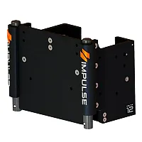 IMPULSE 12&quot; Set Back Electric Jack Plate w/Standard Control - Black Anodize