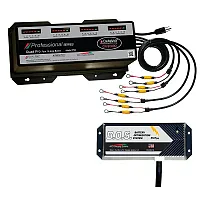 Dual Pro PS4 4 Bank Battery Charger w/3 Bank B.O.S.