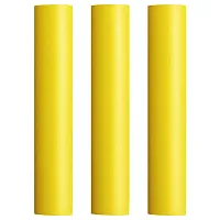 Pacer Battery Cable Heat Shrink Tubing - 1&quot; x 12&quot; - Yellow (3-Pieces)