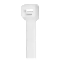 Pacer 4&quot; Cable Tie - Natural Color - 18lb Tensile Strength - 1&quot; Bundle Diameter 