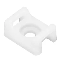 Pacer Screw Down Cable Tie Mount - #10 Screw Mount Method - Natural Color - 100 