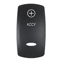 Pacer Actuator - &#039;ACCY&#039; f/V Series Contura Switches - Black - Laser Etched (Top/
