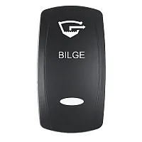 Pacer Actuator - &#039;BILGE&#039; f/V Series Contura Switches - Black - Laser Etched (Top