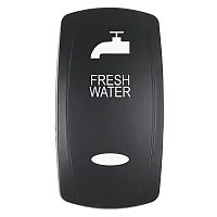 Pacer Actuator - &#039;FRESH WATER&#039; f/V Series Contura Switches - Black - Laser Etche