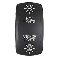 Pacer Actuator - &#039;NAV/ANC&#039; f/V Series Contura Switches - Black - Laser Etched (T