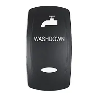 Pacer Actuator - &#039;WASHDOWN&#039; f/V Series Contura Switches - Black - Laser Etched (