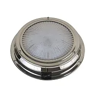 Scandvik LED Dome Light - Traditional - Stainless Steel - 5.5&quot; - 12V
