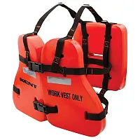 Kent Type V Vinyl Dip Work Vest - Oversized - Fits Chest Size 42&rdquo;- 68&rdqu