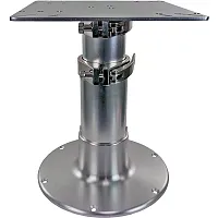 Springfield Pedestal - 3-Stage Table - 16&quot;-30&quot; - Brite Dip