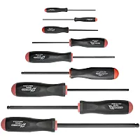 Bondhus Balldriver Metric Hex Ball End Screwdrivers 1.5Mm To 10Mm (9 Piece)