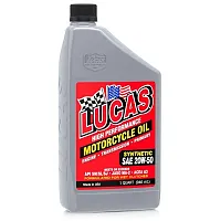 Lucas Oil Synthetic Sae 20W-50 Motorcycle Oil 1 Qt