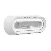 Black Oak Low Pro&trade; Off Road Spreader Light - Bracket Mount - White Housing