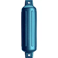 Polyform G-1 Twin Eye Fender 3.5&quot; x 12.8&quot; - Metallic Blue