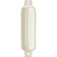 Polyform G-2 Twin Eye Fender 4.5&quot; x 15.5&quot; - Metallic White
